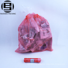 Bolsas de basura de plástico de cadena impresa personalizada en rollo